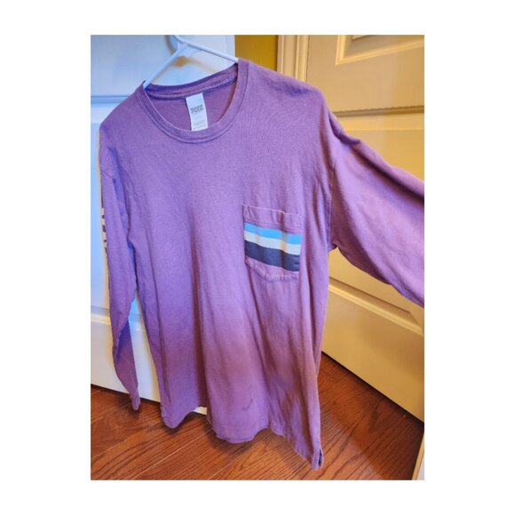 Victoria secret PINK purple long sleeve shirt Size S - Picture 2 of 8